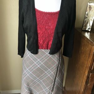 White House Black Market plaid skirt NWT